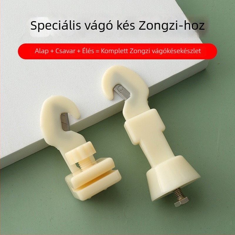 Rizses csomagokhoz vonalszabó kés, cserélhető penge, minimalistikus dizájn
