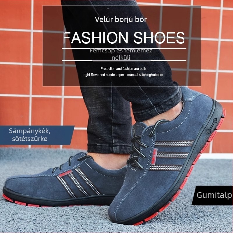 Szigetelt cipők villanyszerelőknek – nubuk bőr, alacsony felső rész, 6 kV szigetelés