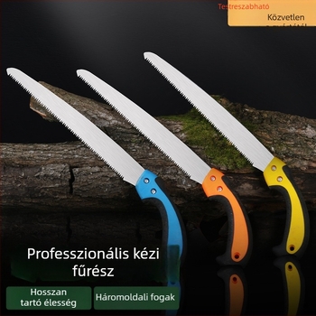 Kézi fűrész faragáshoz és fák metszéséhez – kültéri kerti eszköz
