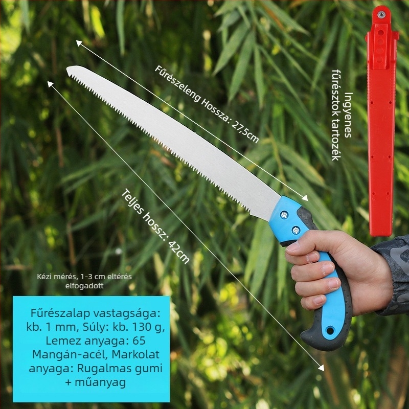 Kézi fűrész faragáshoz és fák metszéséhez – kültéri kerti eszköz