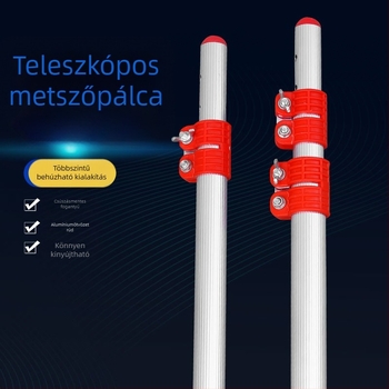 Teleszkópos metszőpálca alumíniumötvözetből, vastított kivitel, többfunkciós magaslatra tervezett kerti eszköz