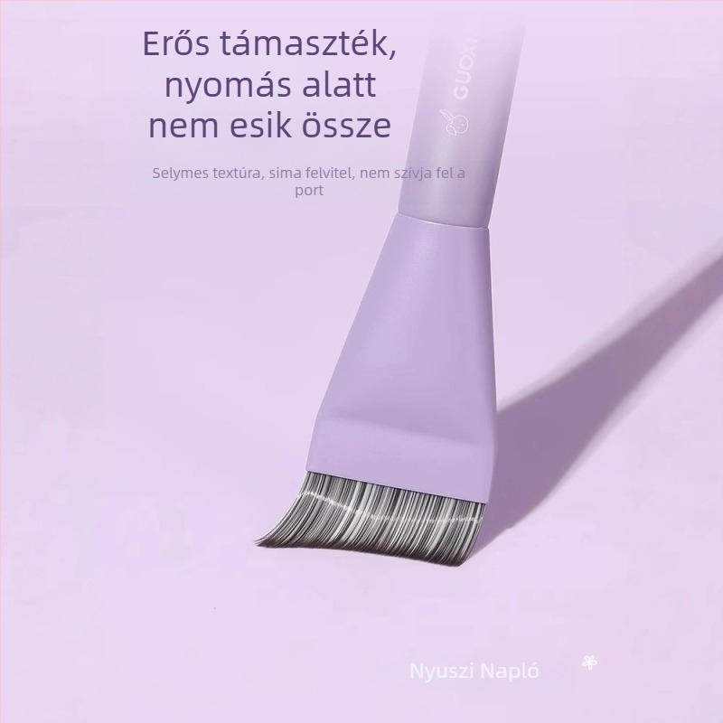Guoxiaoniu Alapozó ecset – ultra vékony, ferde lapos fejű ecset a folyékony alapozó és korrektor zökkenőmentes felhordásához