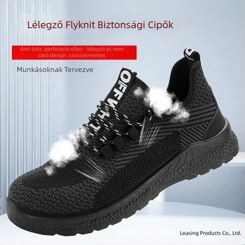 Munkavédelmi cipő acélorrú – ütésálló és átszúrás elleni, lélegző Fly-Mesh felsőrész, szigetelt, csúszásmentes