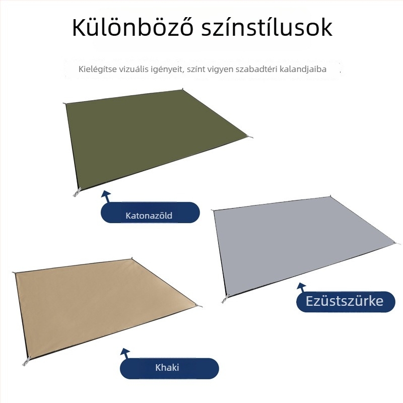 Kültéri Oxford vászon talajmatrac kempingezéshez és piknikezéshez, nedvességálló, hordozható, összehajtható, kopásálló, vastagított, vízálló