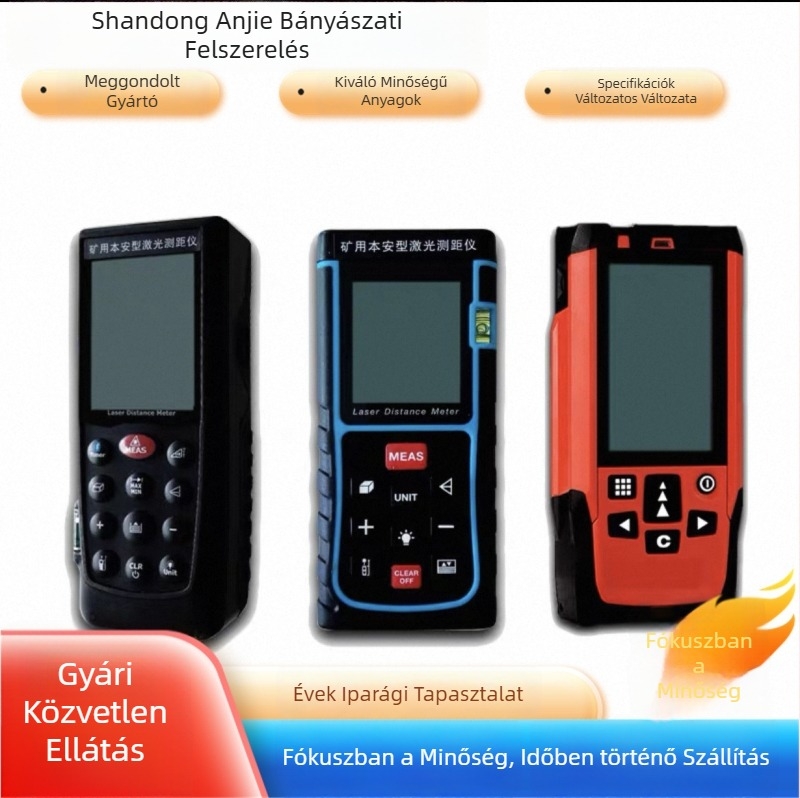 Bányászati intrinszikusan biztonságos lézeres távolságmérő, sorozat HJ-100JY-HJ-200J