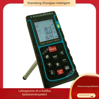 YHJ-200J(A) kézi lézeres távolságmérő – nagy felbontású adatok tárolása, rozsdamentes acél test, modell YHJ-200J(A), felbontás 1, pontosság 99