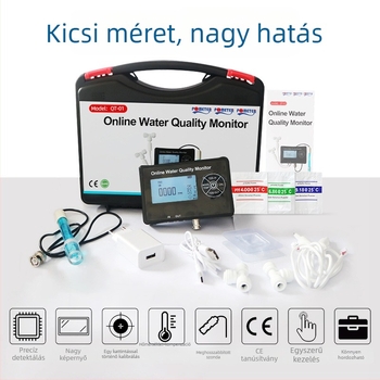 OT-01 Online vízminőség monitor – falra szerelhető többparaméteres TDS és pH analizátor
