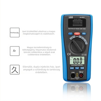 Huashengchang LA-1011 Többcélú teszter LAN teszterrel és multiméterrel