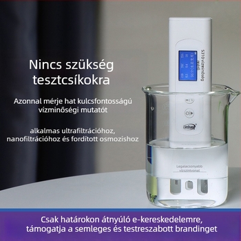 Linshang LS310 többcélú vízminőség-elemző – COD/TOC és UV275 tartományok, COD/TOC felbontás 0,01 mg/L, UV275 0,001 AU/cm, 2× AA elemellátás