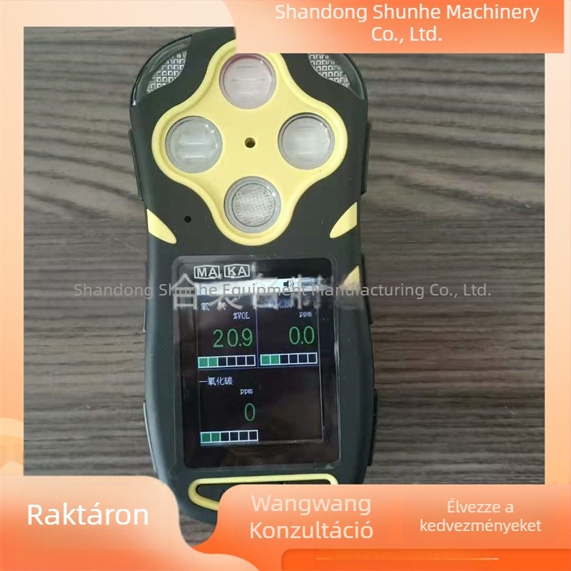 CD3 gázdetektor TFT színes LCD kijelzővel és digitális kijelzővel