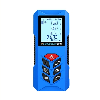 Zhenbing N1l sorozat kézi lézeres távolságmérő — tartomány 0.5–150 m, pontosság 0.001 m, üzemelési feszültség 3.4 V