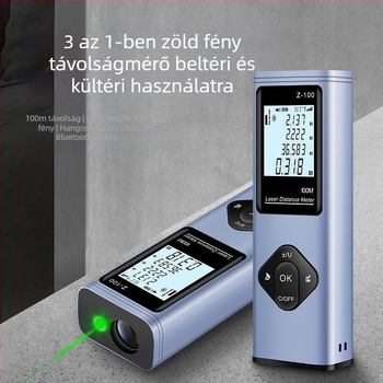 Lézer távolságmérő Bluetooth-kapcsolattal, digitális mérőeszköz CAD-rajzokhoz és helyiségméréshez