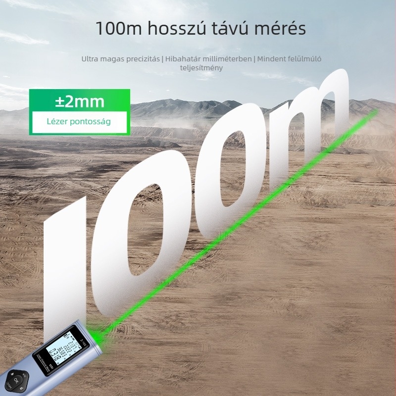 Lézer távolságmérő Bluetooth-kapcsolattal, digitális mérőeszköz CAD-rajzokhoz és helyiségméréshez