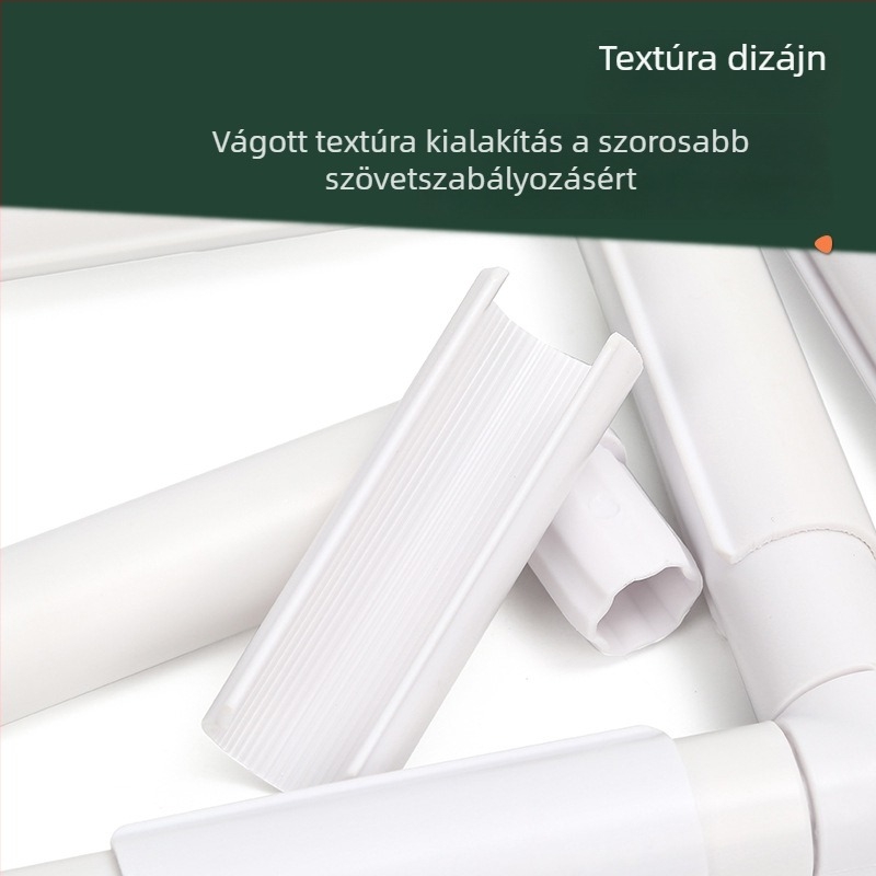 Klip-pontos négyzet alakú műanyag hímzőkeret keresztszemeshez – minimalist DIY hímzőeszköz