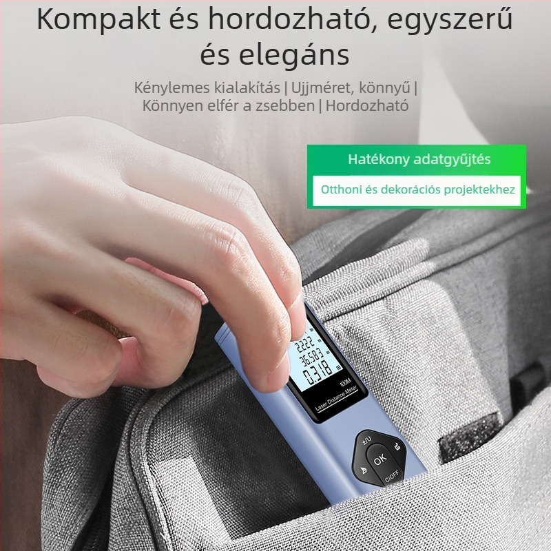Zhenbing lézeres távolságmérő, kézi kivitel, keresztező vonallal, lítium-akkumulátorral, Ga Full Series, beltéri dekorációhoz