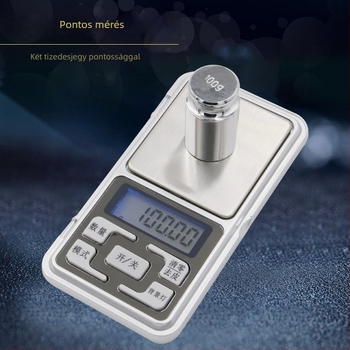 Pontos, hordozható ékszer mérleg – mini elektronikus mérleg, 0,01 g felbontás, zsebméretű mérleg teafűhöz és arany tárgyakhoz, 0,1 g lépés