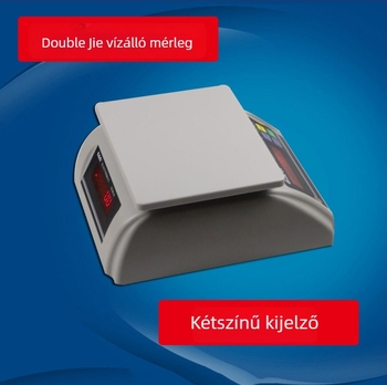 Vízálló elektronikus mérleg, pontosság 0,1 g, 1,5 kg; kapacitások 30 kg/6 kg/15 kg, újratölthető