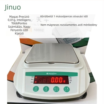 Jinnuo elektronikus mérleg YP2000/1000, felbontás 0,01 g, számolás és mérés, újratölthető