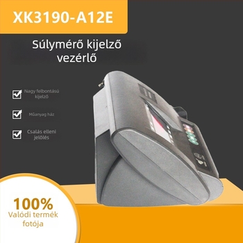 Súlyhíd kijelző, modell xk3190-A12+E; AC/DC kettős táplálás; 6-sávos LED kijelző; többfunkciós mérőeszköz; kapacitás 100T