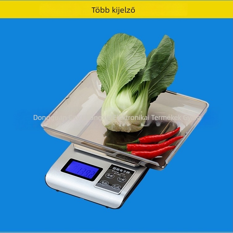 Digitális mérleg otthonra és ékszerekhez, 0,01 g pontosság, elektronikus egyensúly aranyhoz és gyógynövényekhez, konyhai mérleg