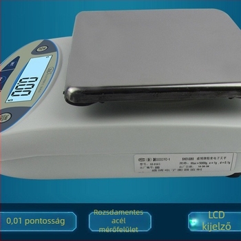 Ji Ming JM laboratóriumi asztali mérleg ékszerekhez, 0,01 g pontosság, mérési tartomány 300 g–30 kg