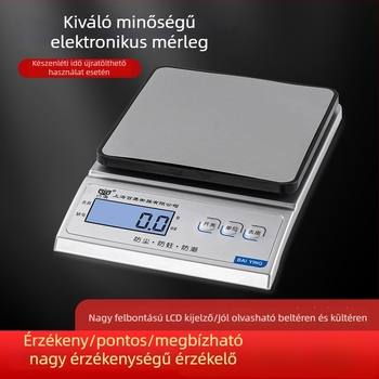 Magas pontosságú laboratóriumi analitikai mérleg 0,01 g ékszermérleg