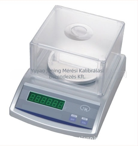 JM-A elektronikus mérleg, 0,01 g felbontás, 3000 g teherbírás, laboratóriumi kísérletekhez, kémiai iparhoz, gépészethez és bányászathoz