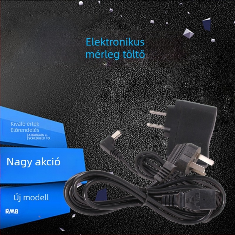 Huiteng Elektronikus Mérleg – Eredeti Töltő, Univerzális Tápegység-kábel Platform Mérleghez