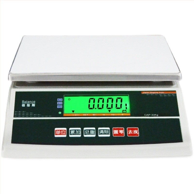 Barenens BWS-SNR platformmérleg, 30 kg, nagy pontosságú 0,1 g