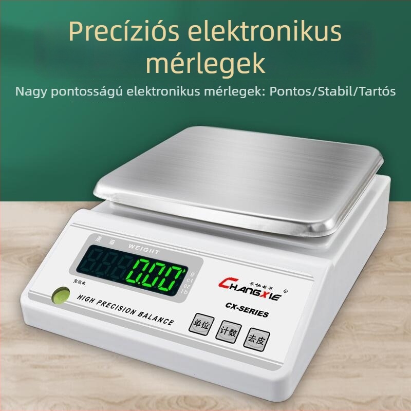 Elektronikus mérleg 0,01 g, laboratóriumi precíziós mérleg, kompakt asztali mérleg otthoni és kereskedelmi használatra