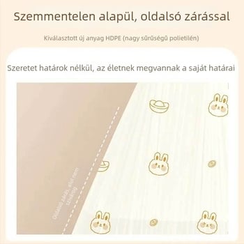 Húzórugós szemeteszacskók (PE anyag, újrahasználható, nem biológiailag lebomló, nem importált)