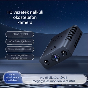 Xd négyszögletes HD okos kamera ciklikus felvétellel, vezeték nélküli Wi‑Fi és távoli megfigyelés mobilalkalmazáson keresztül