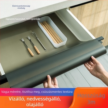 Nordic stílusú műanyag nedvességvédő pad a szekrényekhez és fiókokhoz; olaj- és vízálló, penészmentes
