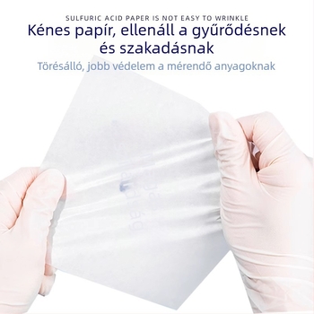 Robende Laboratóriumi mérőpapír – vastagított, kénsav-álló papír, fényes felület, Premium, Gyártó: Nantong Weining Experimental Equipment Co., Ltd