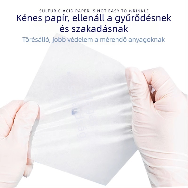 Robende Laboratóriumi mérőpapír – vastagított, kénsav-álló papír, fényes felület, Premium, Gyártó: Nantong Weining Experimental Equipment Co., Ltd