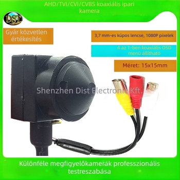 DST-AHD15EXP1 általános kamera, 3,7 mm objektív, 2000 TVL felbontás, minimális megvilágítás 0,01 lx, IR hatótáv 2 m