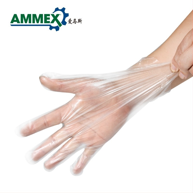 AMMEX egyszer használatos CPE kesztyűk DCPE100C, 100 db/csomag