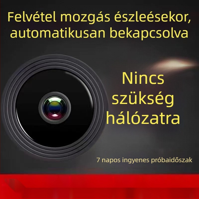Vezeték nélküli kamera 3,6 mm-es széles látószögű objektívvel, mobilalkalmazás-támogatás, interkom és felvétel