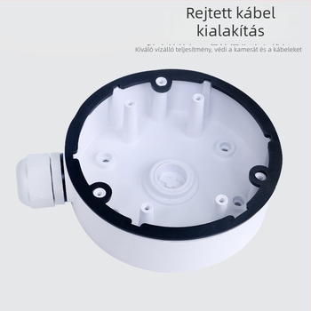 Fali kamera tartó alumíniumötvözetből, rejtett kábeldobozzal, 360° forgás, modell 1280-DM21