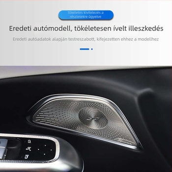 Fém ajtó hangszóró burkolat Mercedes-Benz E-Class (E260L/E300L) – belső matrica Berlin Sound