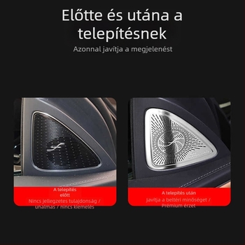 Fém ajtó hangszóró burkolat Mercedes-Benz E-Class (E260L/E300L) – belső matrica Berlin Sound