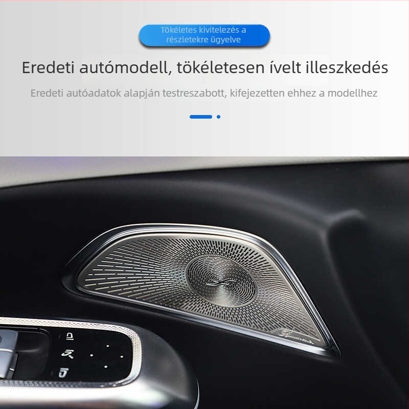 Fém ajtó hangszóró burkolat Mercedes-Benz E-Class (E260L/E300L) – belső matrica Berlin Sound
