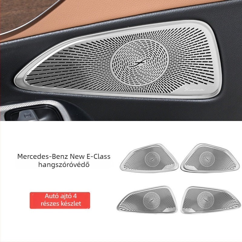 Fém ajtó hangszóró burkolat Mercedes-Benz E-Class (E260L/E300L) – belső matrica Berlin Sound
