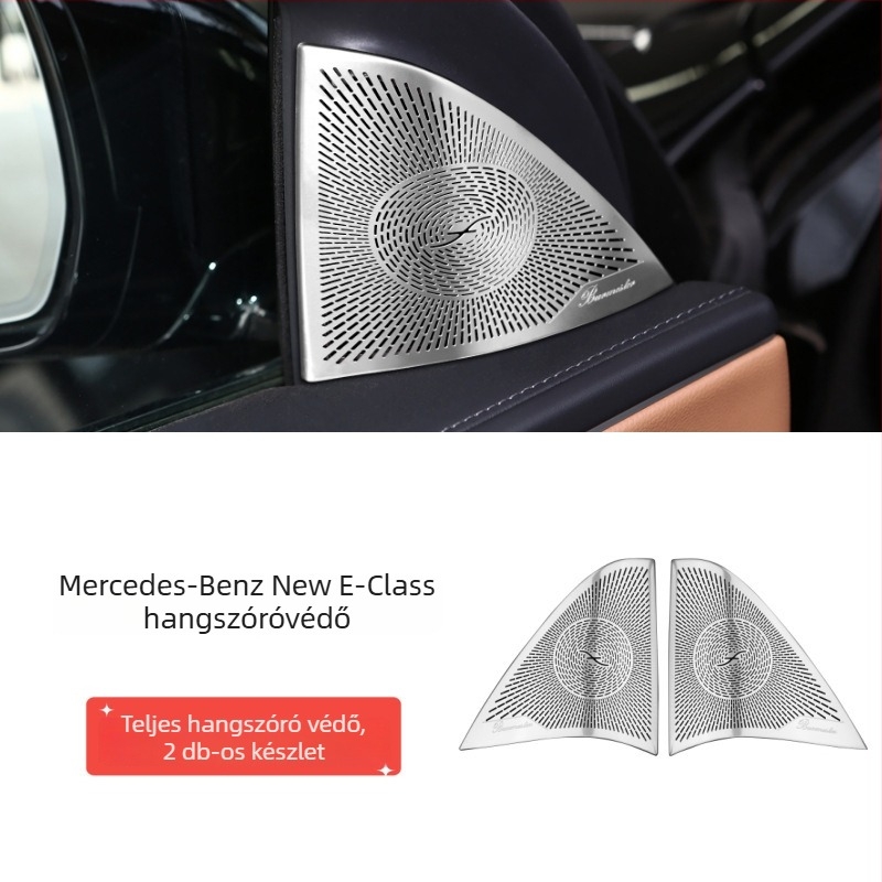 Fém ajtó hangszóró burkolat Mercedes-Benz E-Class (E260L/E300L) – belső matrica Berlin Sound