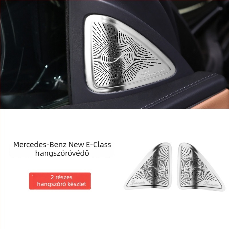 Fém ajtó hangszóró burkolat Mercedes-Benz E-Class (E260L/E300L) – belső matrica Berlin Sound