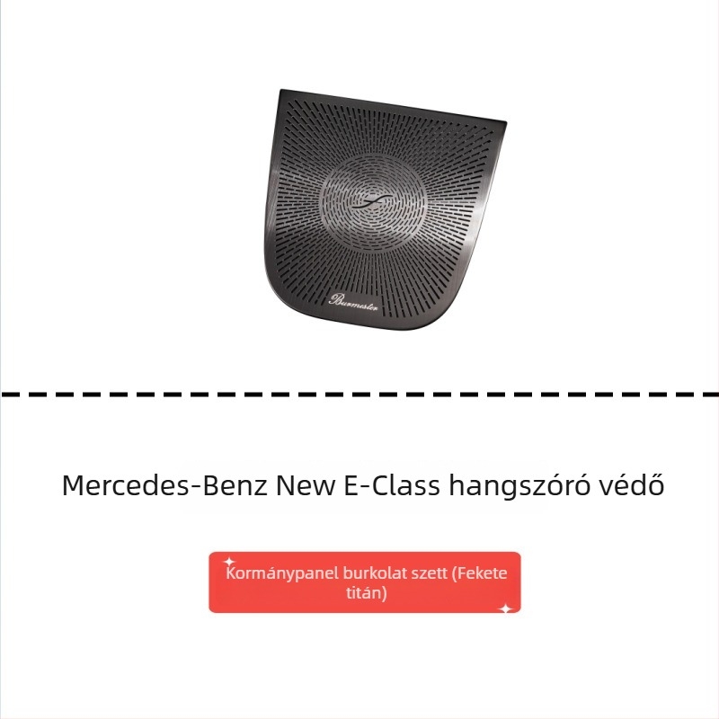 Fém ajtó hangszóró burkolat Mercedes-Benz E-Class (E260L/E300L) – belső matrica Berlin Sound