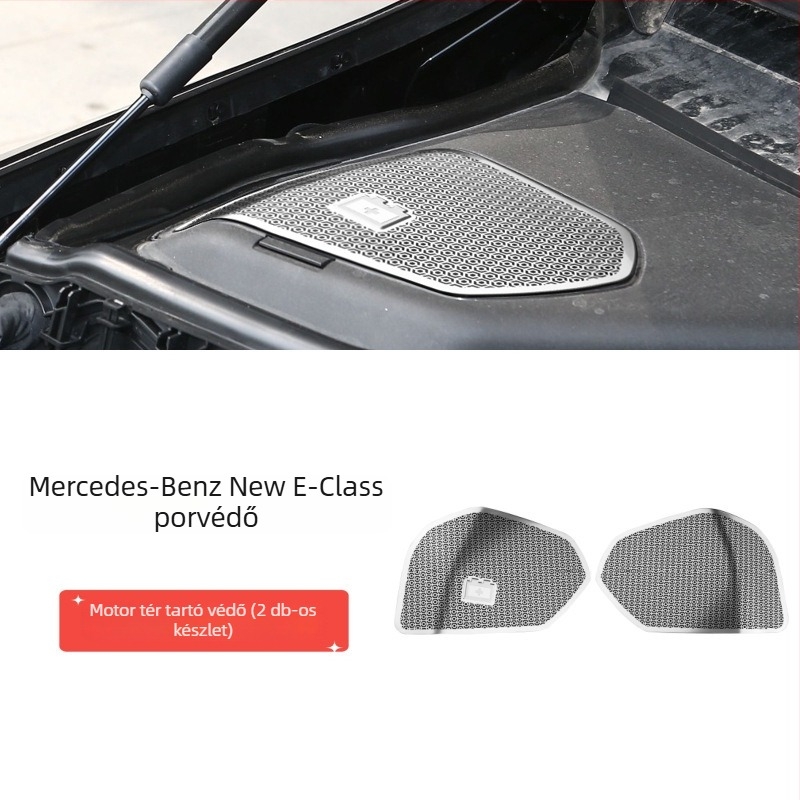 Fém ajtó hangszóró burkolat Mercedes-Benz E-Class (E260L/E300L) – belső matrica Berlin Sound