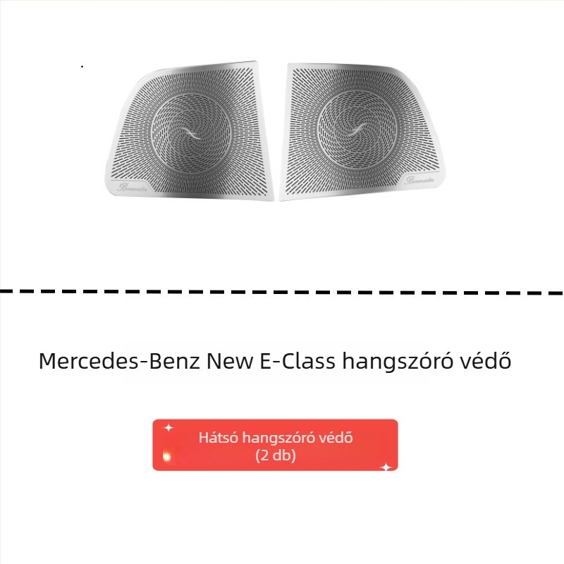 Fém ajtó hangszóró burkolat Mercedes-Benz E-Class (E260L/E300L) – belső matrica Berlin Sound