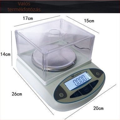 Ji Ming JM elektronikus mérleg 100-5000 g, 0,01 g pontosság, laboratóriumi precíziós eszköz