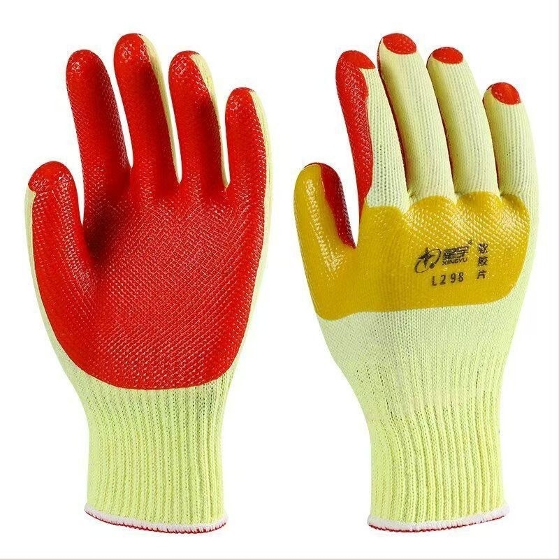 Star Universe L298 latex védő munka kesztyűk, vízálló, csúszásmentes, kopásálló, légáteresztő